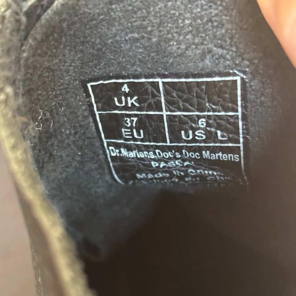 Dr. Martens Black Combat Boots - Picture 6 of 6